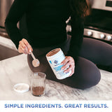 NuEthix Formulations scoop con polvo, porción medida exacta y práctica