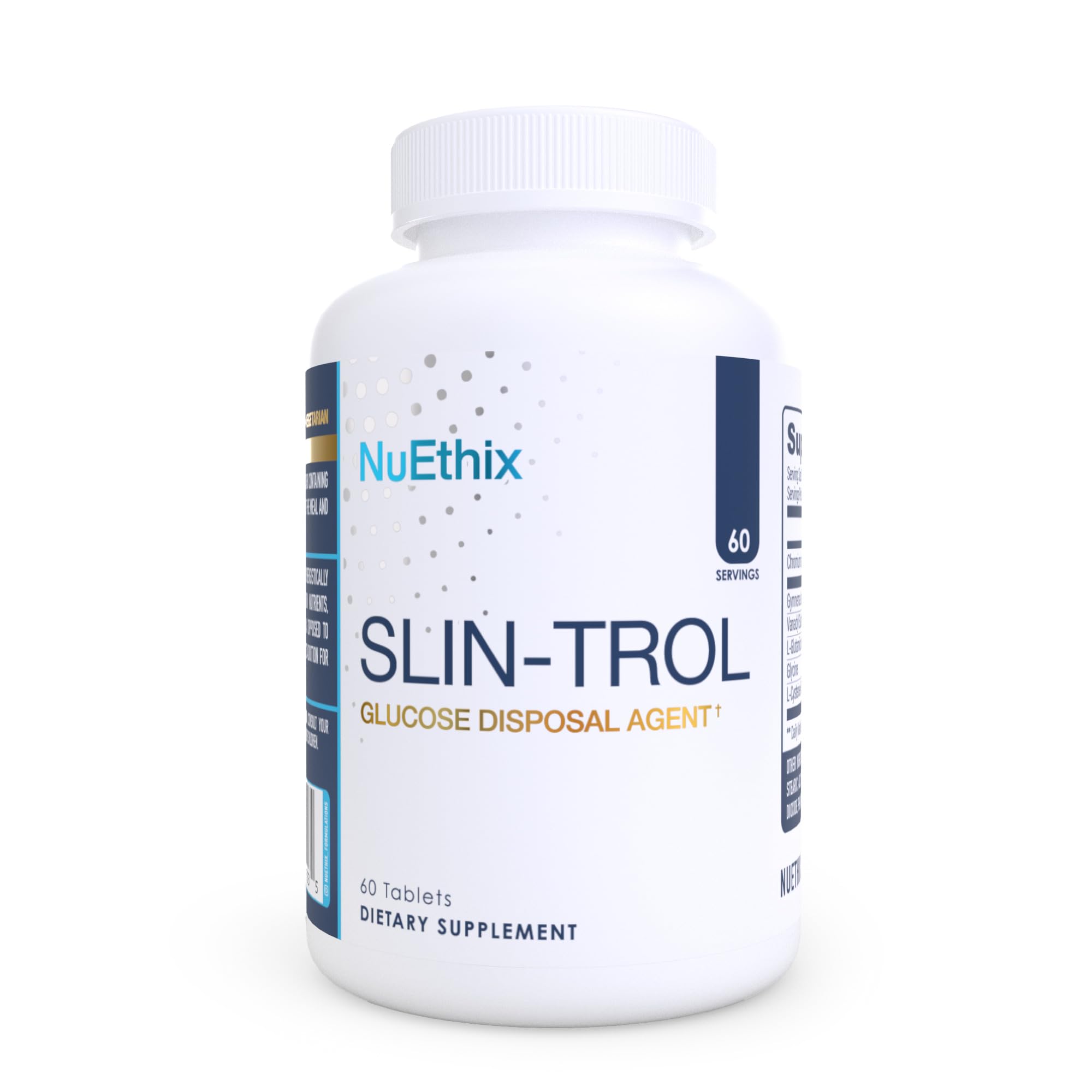NuEthix SLIN-Trol envase frontal mostrando diseño y beneficios visibles