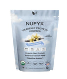 NUFYX envase frontal crema vainilla, alto contenido proteico y sabor suave