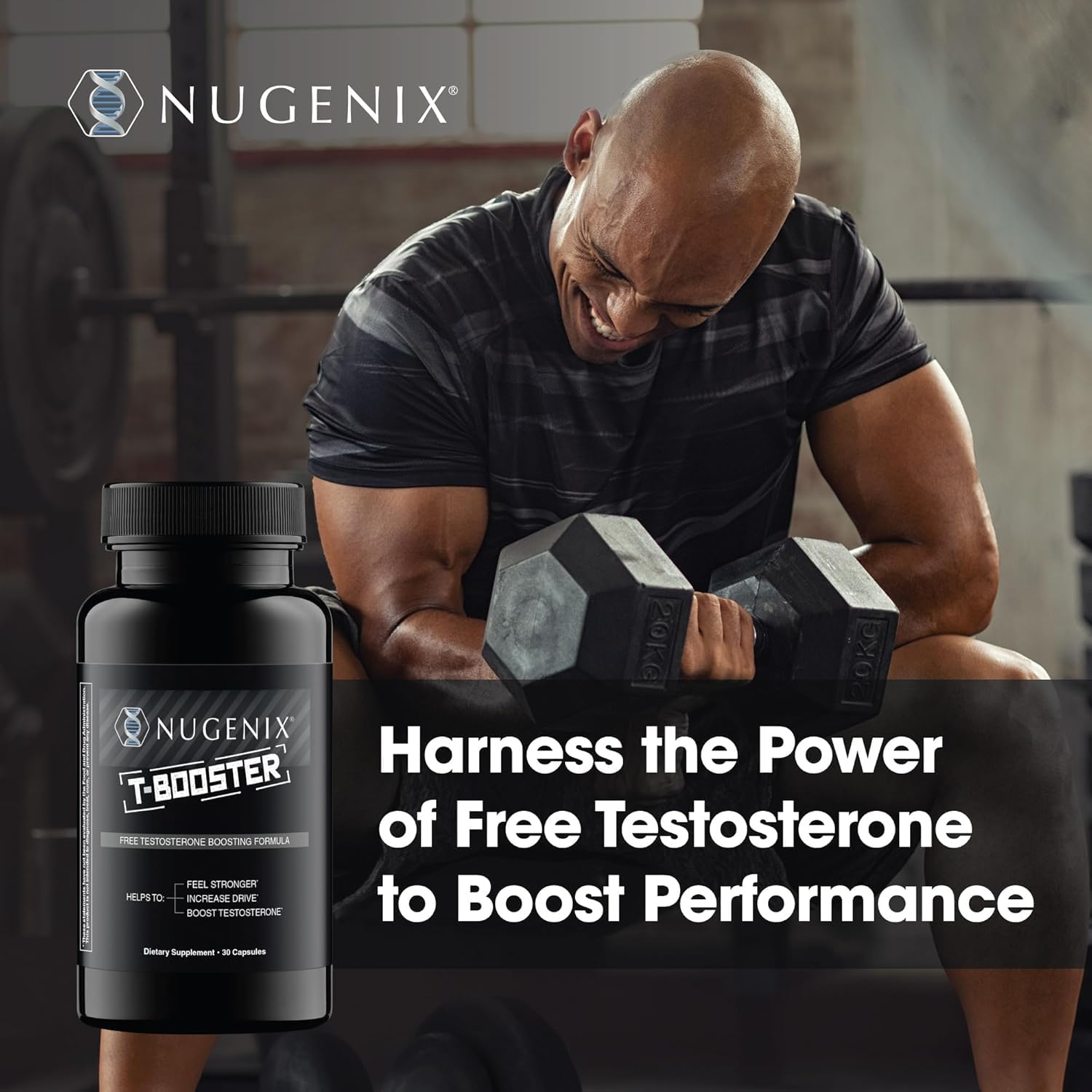 Nugenix cápsulas detalle de textura y calidad de ingredientes