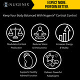 Nugenix cápsula en mano ilustrando dosis diaria y conveniencia