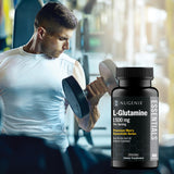 Nugenix envase rotulado con ingredientes y certificaciones visibles