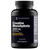 Nugenix frasco frontal mostrando 150 cápsulas y conveniencia
