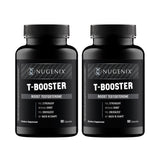 Nugenix frasco frontal mostrando la marca y beneficios visuales