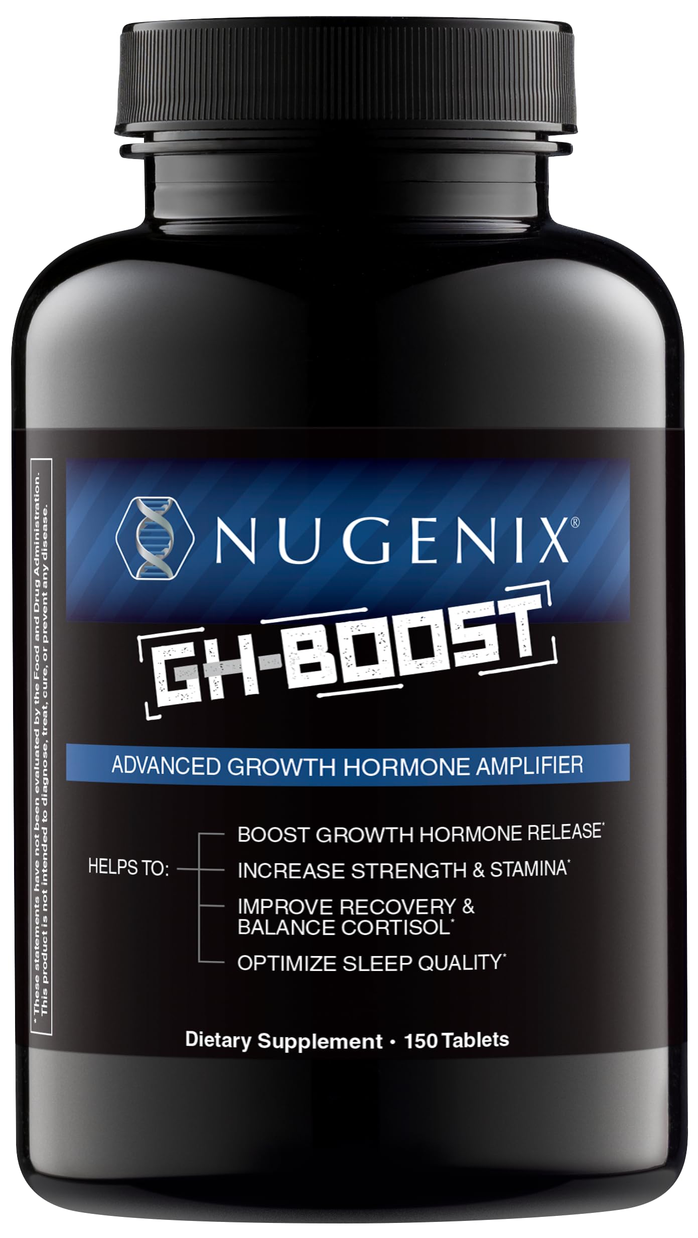 Nugenix GH-Boost frente del envase mostrando la etiqueta y beneficios