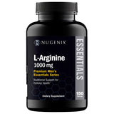 Nugenix frasco frontal de L-Arginine 150 tabletas mostrando presentación y beneficio práctico