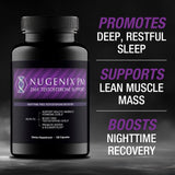 Nugenix PM ZMA primer plano de cápsulas para ver textura y calidad