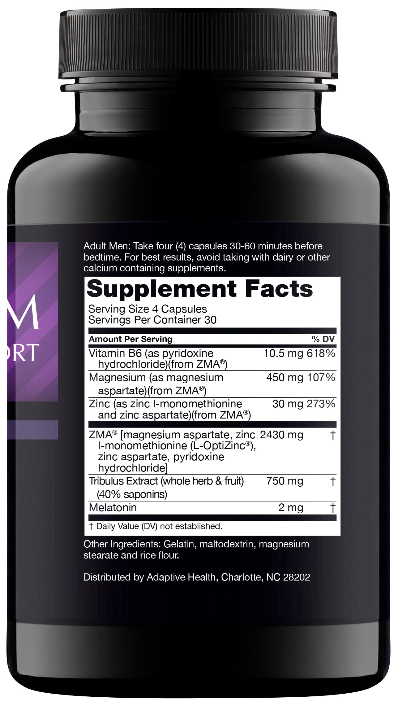 Nugenix PM ZMA estilo de vida con equipo de entrenamiento para recuperación
