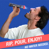 Nugenix Ready Stix sobre en mano demostrando uso sin agua y portabilidad
