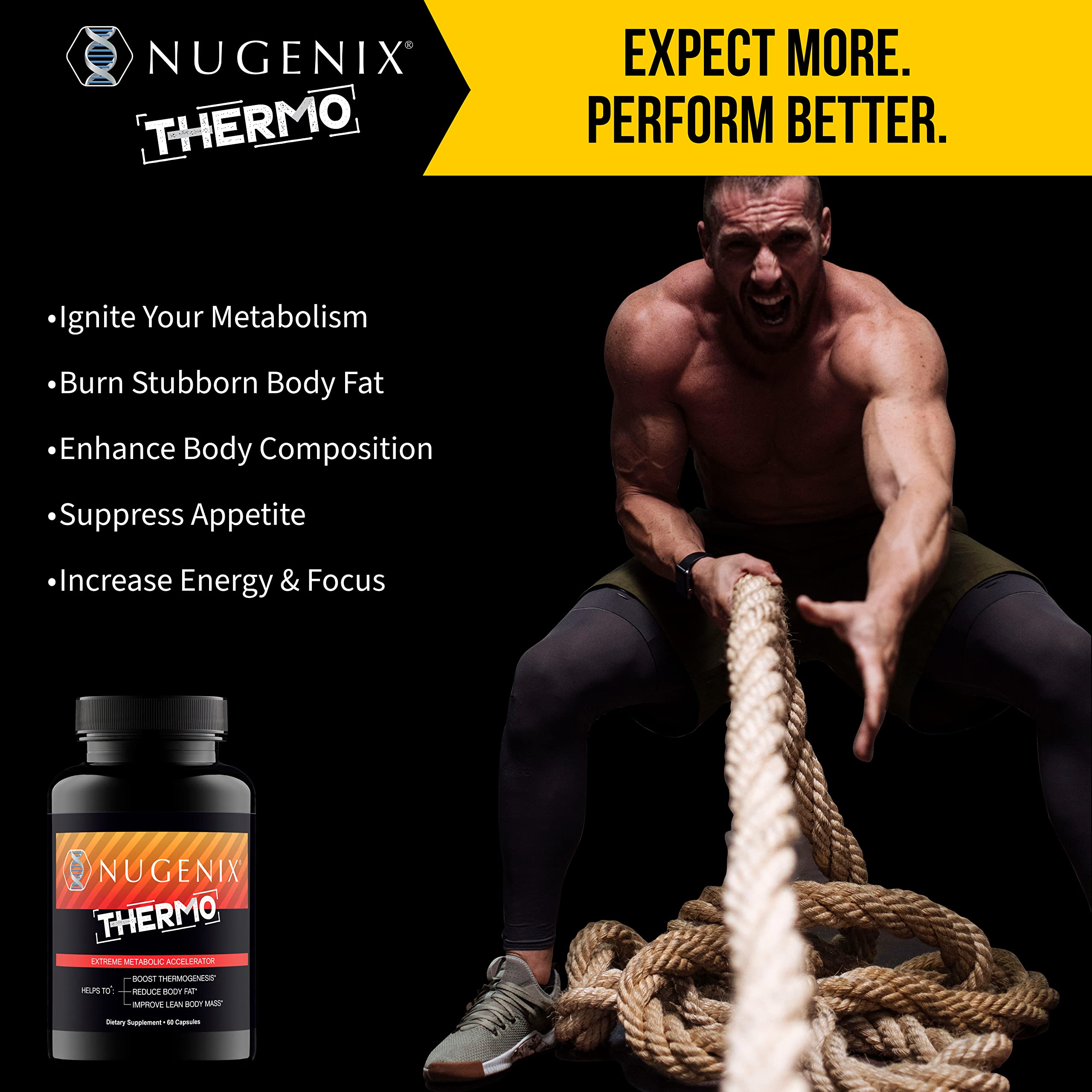 Nugenix Thermo detalle de textura de cápsula que transmite pureza
