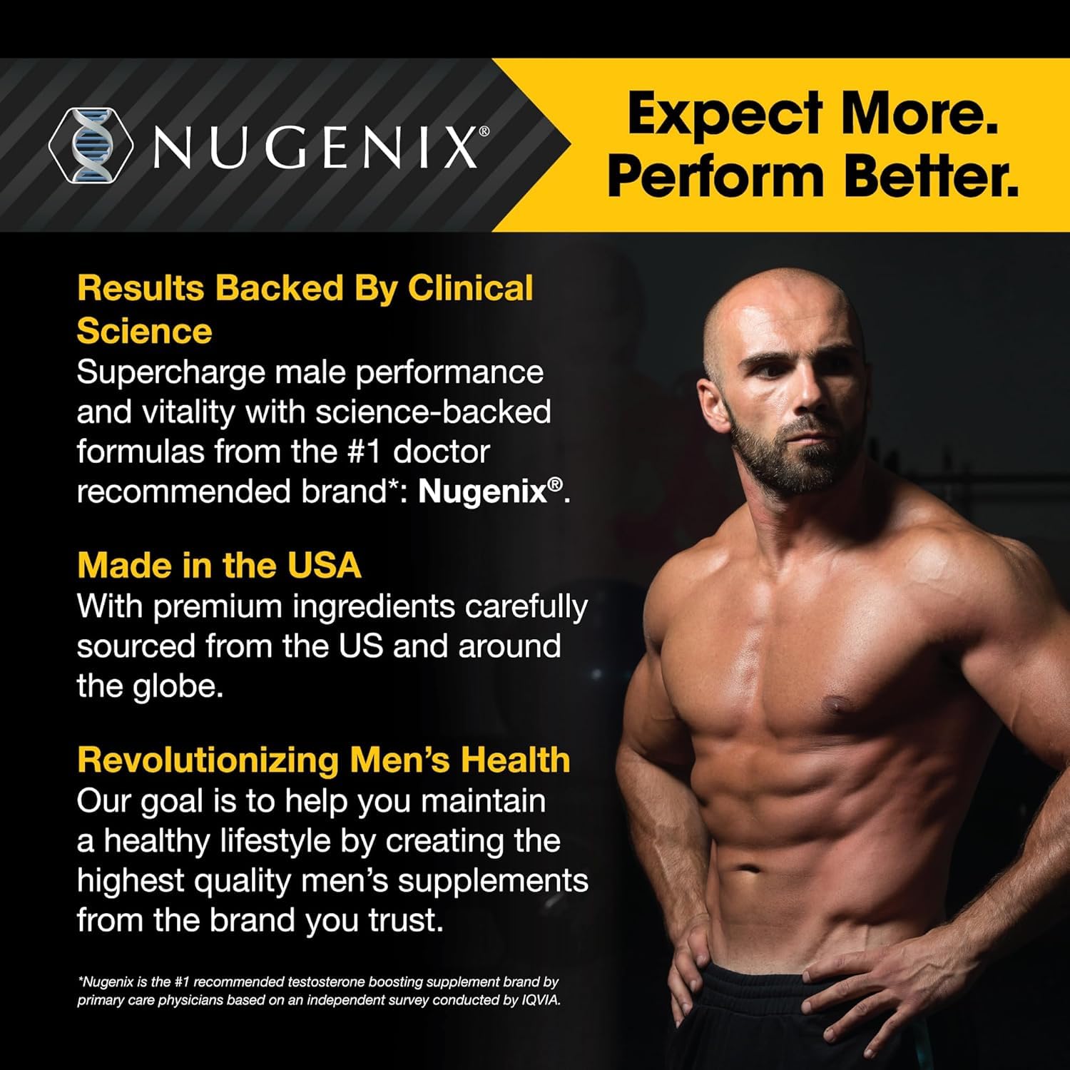 Etiqueta de Nugenix Thermo-X destacando ingredientes clave y beneficios