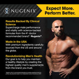 Etiqueta de Nugenix Thermo-X destacando ingredientes clave y beneficios