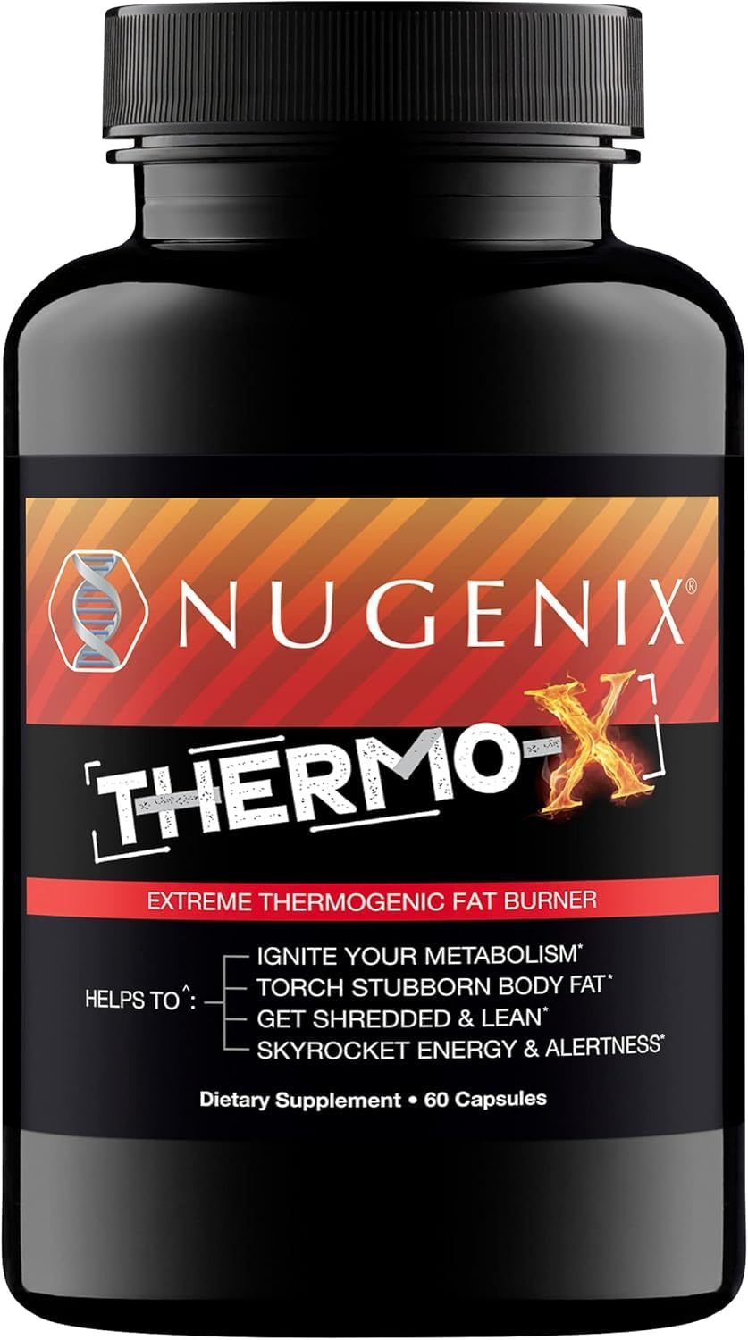 Nugenix Thermo-X vista frontal del envase con diseño claro y profesional