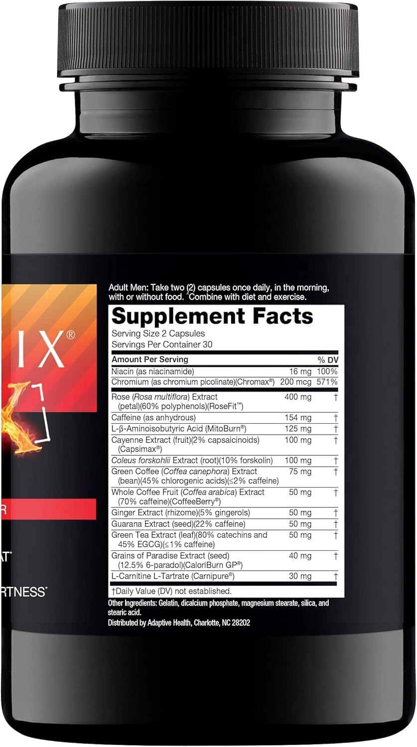 Comparación de Nugenix Thermo-X junto a mano para referencia de tamaño