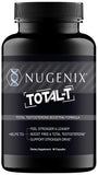 Nugenix Total-T frente del envase mostrando presentación y diseño, confianza de marca