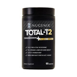 Nugenix Total-T2 frontal mostrando envase y beneficio de soporte hormonal