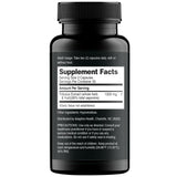 Nugenix etiqueta nutricional cercana mostrando concentración y saponinas