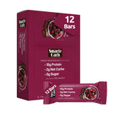 NuGo empaque frontal Chocolate Black Cherry mostrando etiqueta y beneficios de 18 g proteína