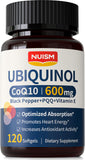 NUISM envase frontal CoQ10 600mg mostrando presentación y potencia