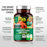 Number One Nutrition etiqueta con certificaciones USDA Organic y Non-GMO