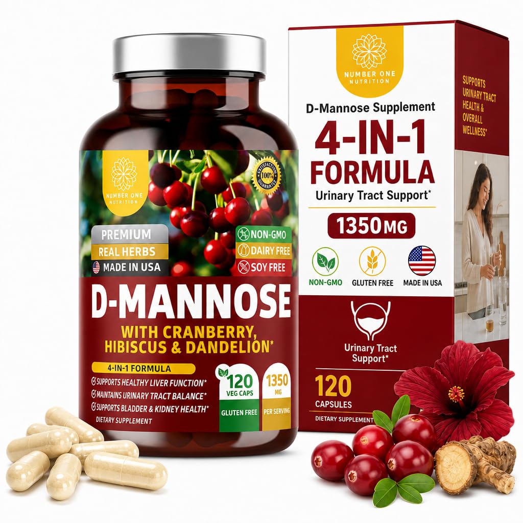 Number One Nutrition frente del empaque que muestra 120 cápsulas y beneficios