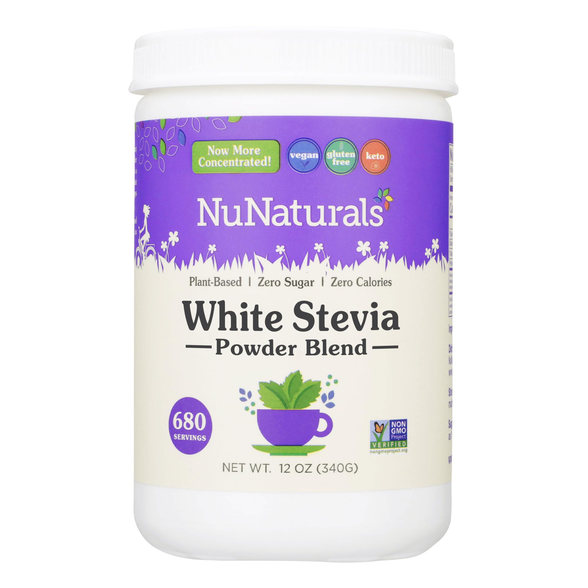 NuNaturals paquete frontal mostrando diseño y facilidad de uso