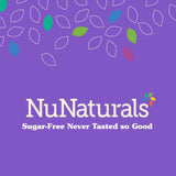 NuNaturals etiqueta con ingredientes limpios y beneficios claros