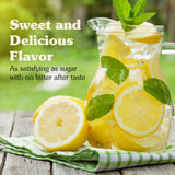 NuNaturals añadido a smoothie de leche, sabor dulce sin calorías