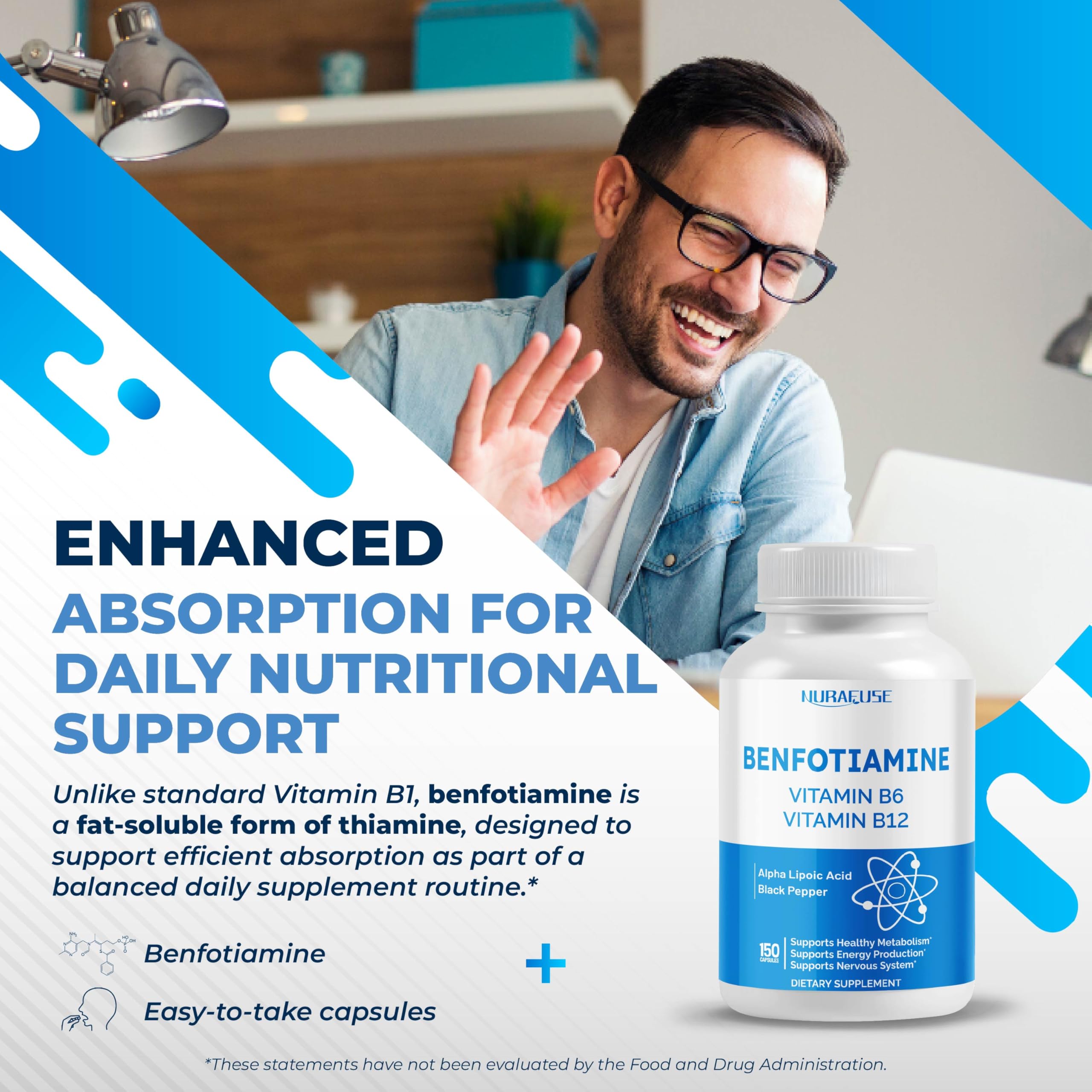 NURAFUSE etiqueta con ingredientes y recomendaciones fáciles de leer