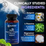 Nurses Nutrition etiqueta con lista de ingredientes y dosis claras