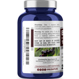 NusaPure Black Cherry cápsulas en detalle mostrando formato fácil de tragar