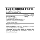 NusaPure etiqueta de envase en primer plano indicando origen cGMP y Non-GMO
