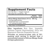 NusaPure etiqueta con información nutricional y fabricación cGMP visible