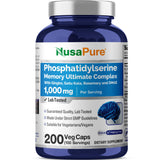 NusaPure vista frontal del frasco mostrando etiqueta clara y beneficios