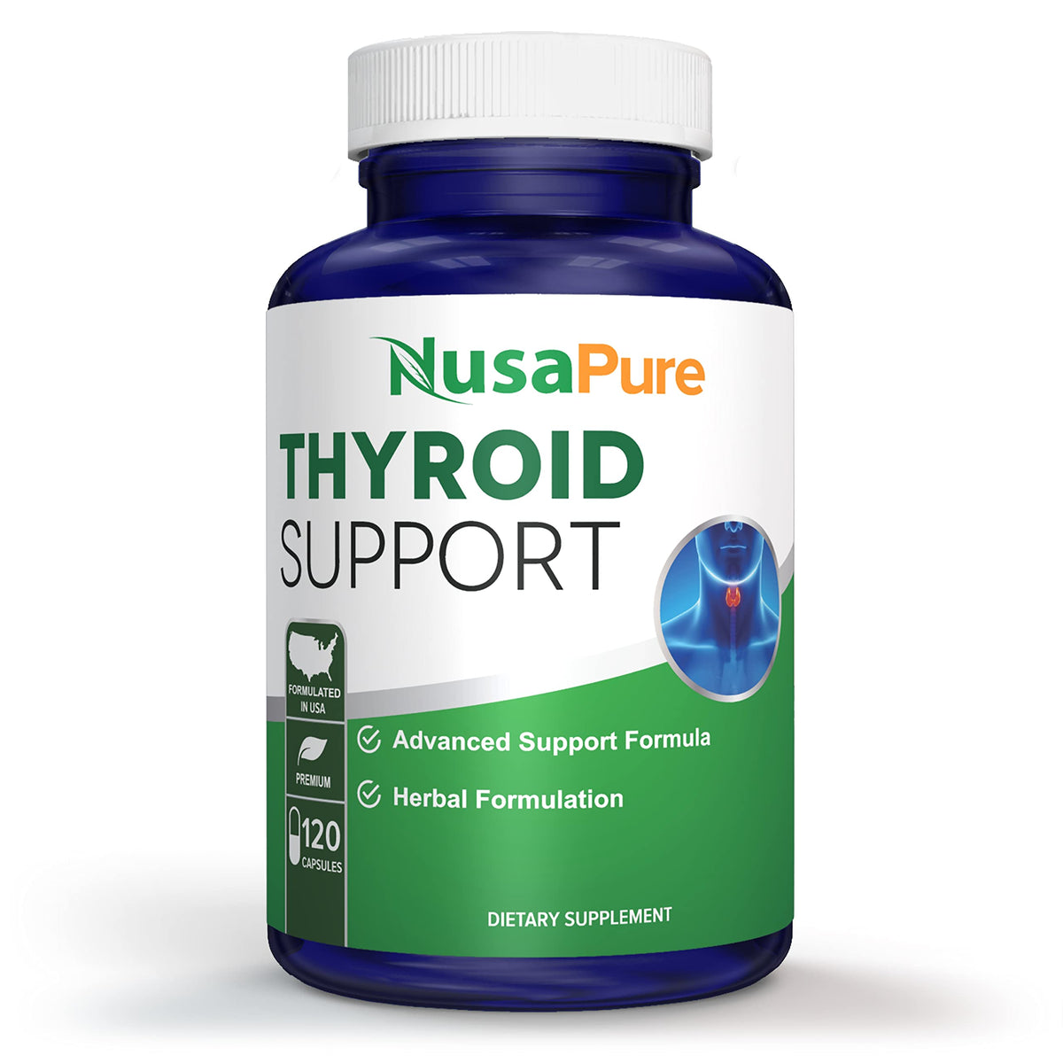 NusaPure frente del empaque mostrando la marca y beneficios claros