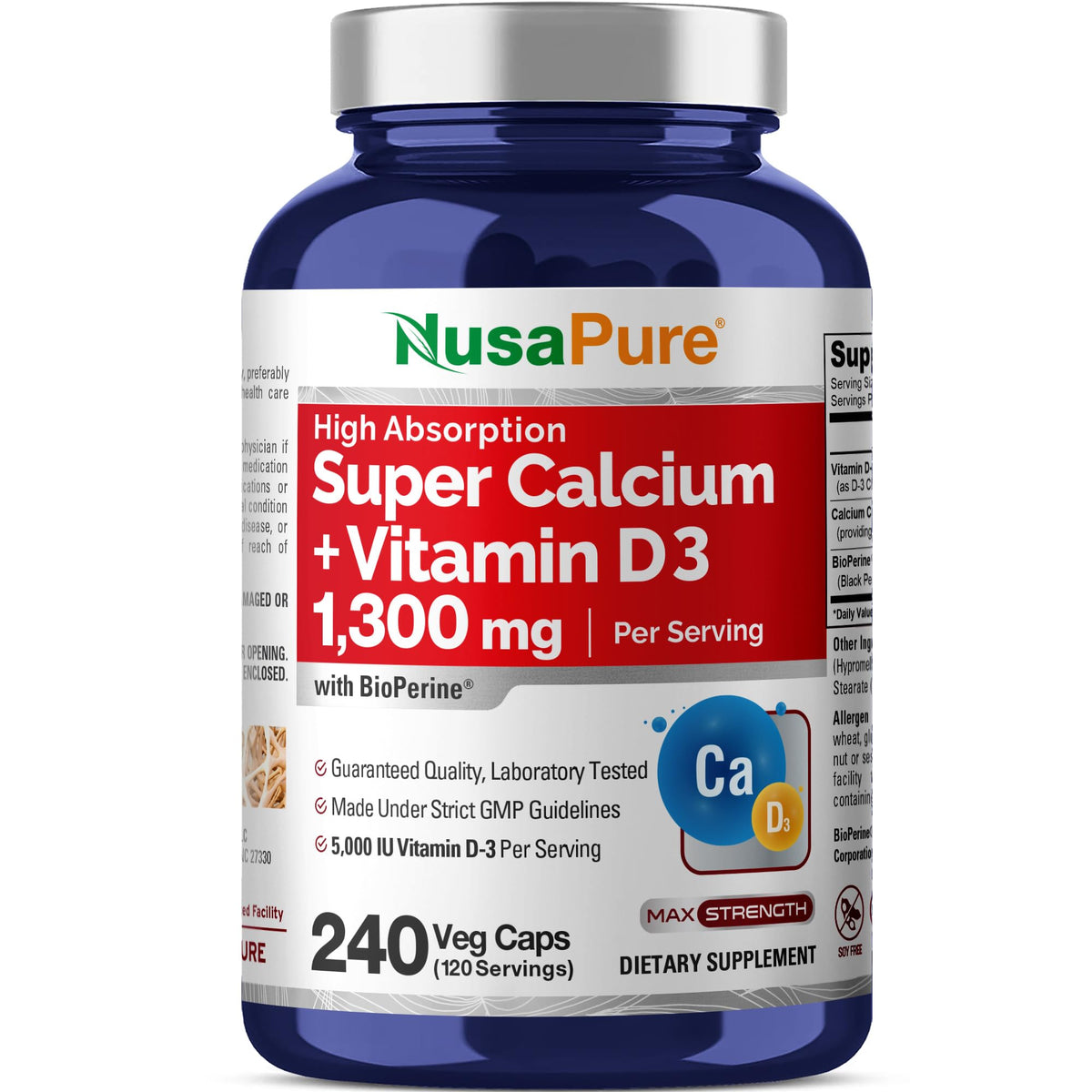 NusaPure vista frontal del envase muestra cantidad y beneficios