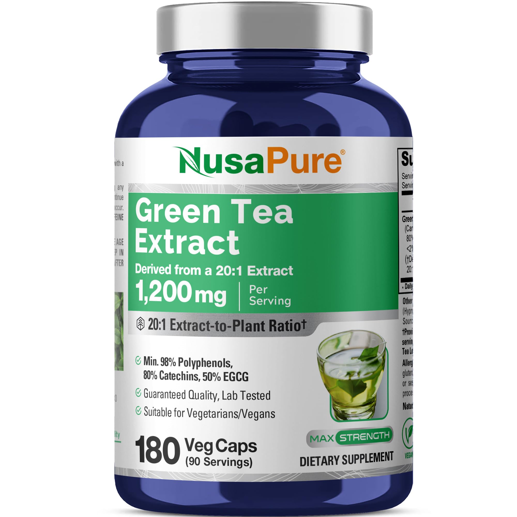 NusaPure frontal del empaque mostrando beneficio de concentración