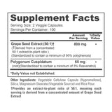 NusaPure foco en extracto de semilla de uva y Polygonum cuspidatum, evidencia de ingredientes clave