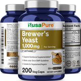 NusaPure etiqueta nutricional clara mostrando dosis y origen