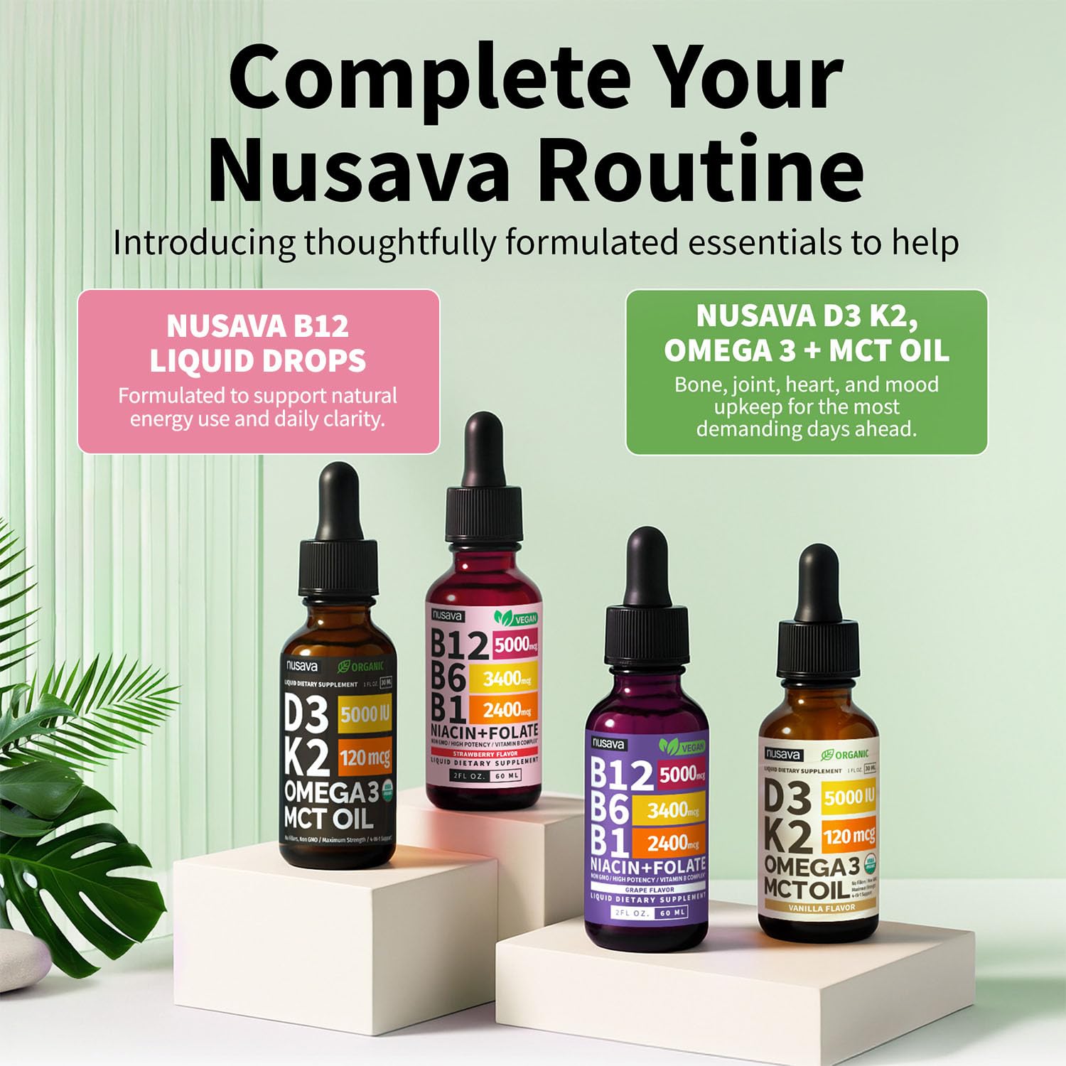 NUSAVA frasco abierto con sabor fresa evidente y aceptación fácil