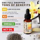 NUSAVA textura del aceite en gotas destacando absorción y mezcla con MCT