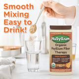 NuSyllium etiqueta nutricional legible con información de fibra por porción