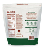 Nutiva etiqueta con sellos USDA Organic y Non-GMO confirmados