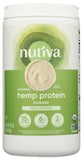 Nutiva vista frontal del paquete mostrando la marca y beneficio orgánico