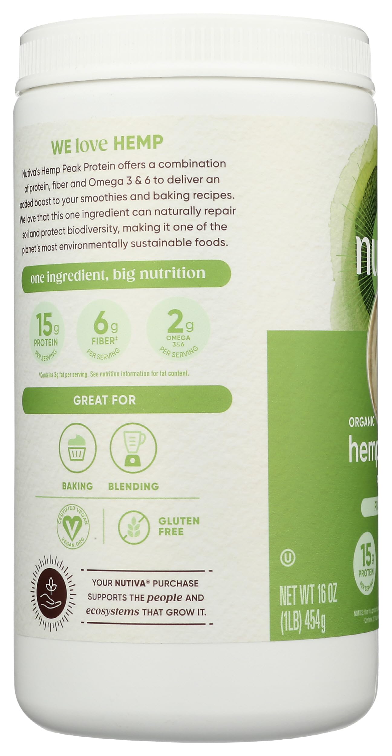 Nutiva porción en cuchara, control de raciones y uso práctico