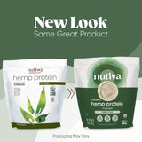Nutiva textura del polvo de cáñamo, mezcla fácil y sin grumos