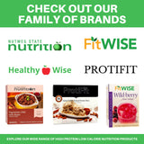 Nutmeg State Nutrition etiqueta nutricional destacando 15 g de proteína por porción