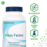 Nutra BioGenesis caja abierta con frasco, vista del contenido y cantidad