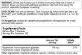Nutra BioGenesis primer plano de cápsula para ver textura y calidad