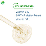 Nutra BioGenesis etiqueta con información clara y beneficio de ingredientes methylados